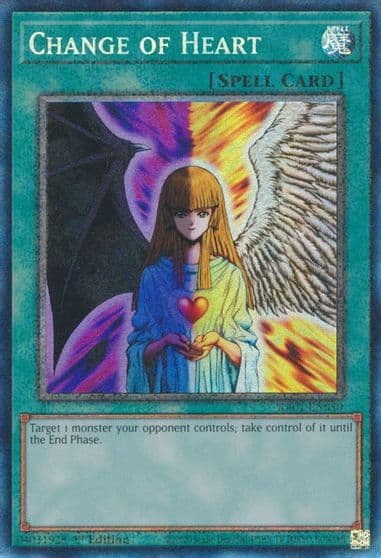 Change of Heart PCR 25th Anniversary Rarity Collection Yu-Gi-Oh! card