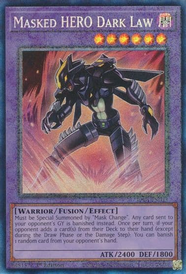 Masked HERO Dark Law PCR 25th Anniversary Rarity Collection Yu-Gi-Oh! card