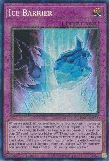 Ice Barrier PCR 25th Anniversary Rarity Collection Yu-Gi-Oh! card