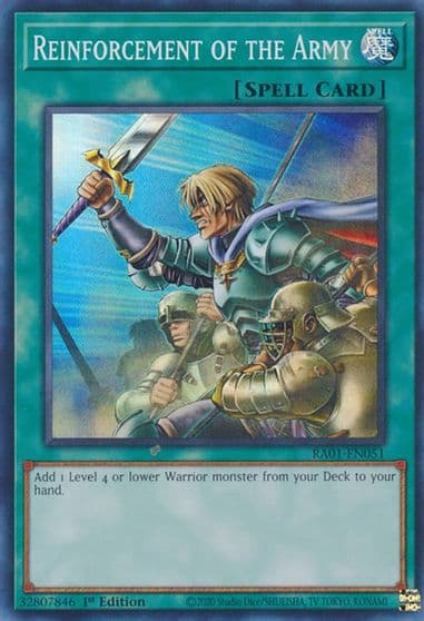 Reinforcement of the Army 25th Anniversary Rarity Collection Yu-Gi-Oh! card