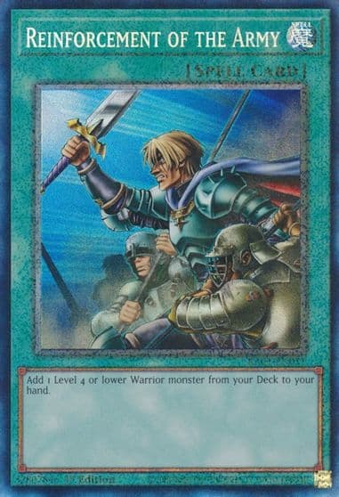 Reinforcement of the Army PCR 25th Anniversary Rarity Collection Yu-Gi-Oh! card