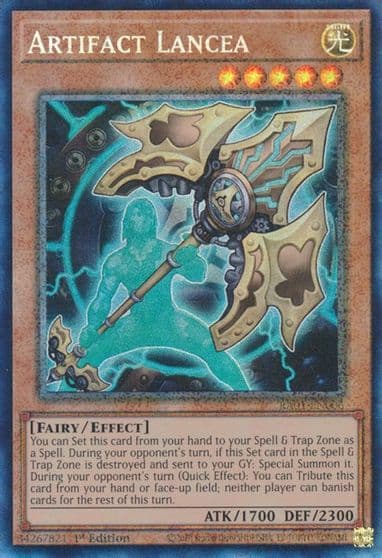 Artifact Lancea PCR 25th Anniversary Rarity Collection Yu-Gi-Oh! card