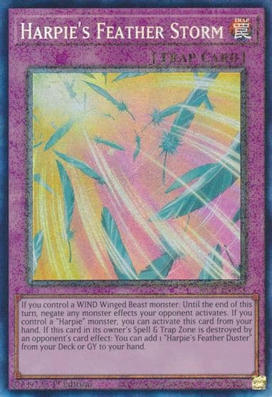 Harpies Feather Storm PCR 25th Anniversary Rarity Collection Yu-Gi-Oh! card