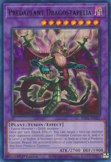 Predaplant Dragostapelia UR 25th Anniversary Rarity Collection Yu-Gi-Oh! card