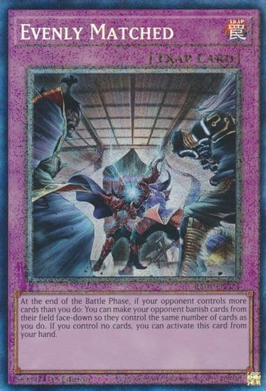Evenly Matched PCR 25th Anniversary Rarity Collection Yu-Gi-Oh! card