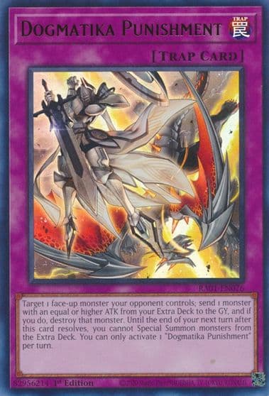 Dogmatika Punishment UR 25th Anniversary Rarity Collection Yu-Gi-Oh! card