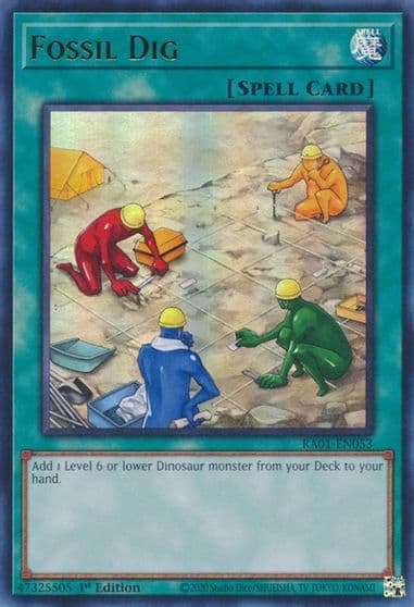 Fossil Dig UR 25th Anniversary Rarity Collection Yu-Gi-Oh! card