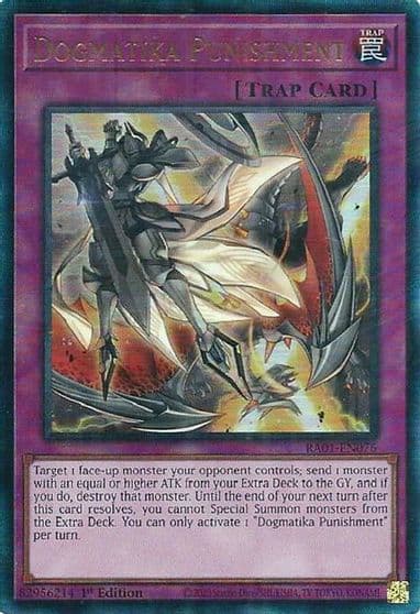 Dogmatika Punishment PUR 25th Anniversary Rarity Collection Yu-Gi-Oh! card