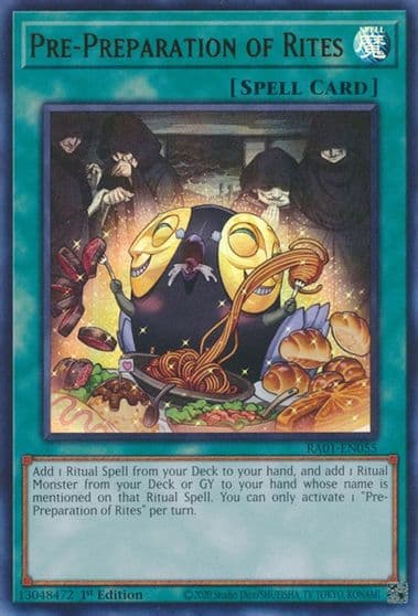 Pre Preparation of Rites UR 25th Anniversary Rarity Collection Yu-Gi-Oh! card