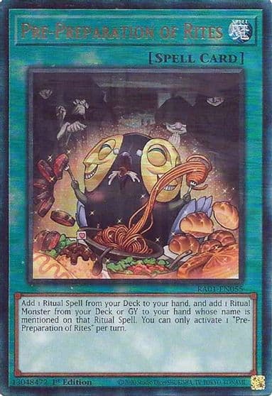 Pre Preparation of Rites PUR 25th Anniversary Rarity Collection Yu-Gi-Oh! card