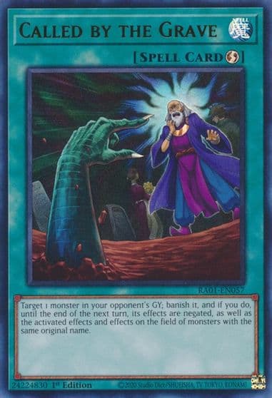 Called by the Grave UR 25th Anniversary Rarity Collection Yu-Gi-Oh! card
