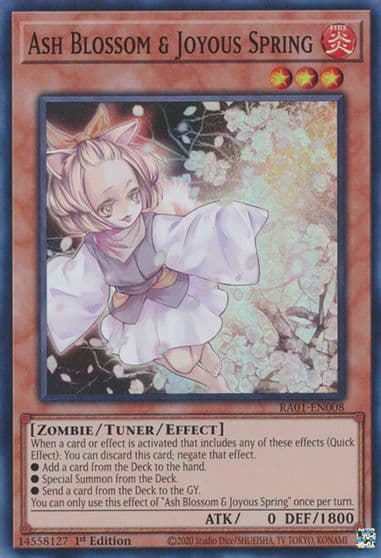 Ash Blossom and Joyous Spring 25th Anniversary Rarity Collection Yu-Gi-Oh! card