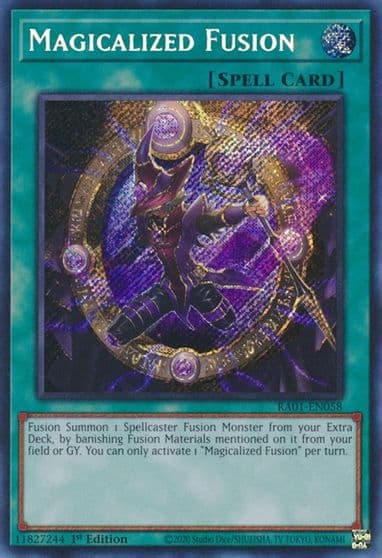 Magicalized Fusion Secret Rare 25th Anniversary Rarity Collection Yu-Gi-Oh! card