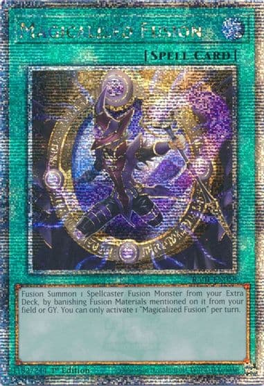 Magicalized Fusion Quarter Century Secret Rare 25th Anniversary Rarity Collection Yu-Gi-Oh! card