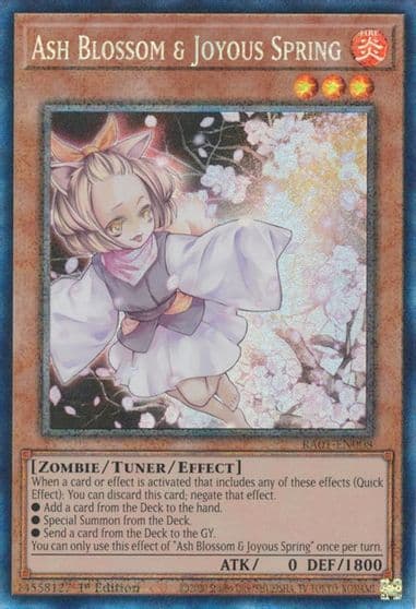 Ash Blossom and Joyous Spring PCR 25th Anniversary Rarity Collection Yu-Gi-Oh! card