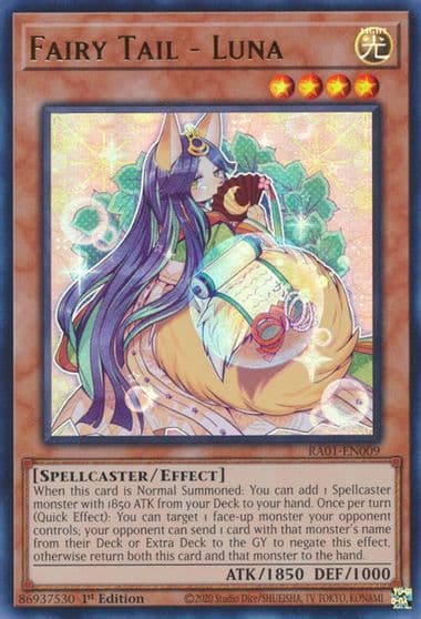Fairy Tail Luna UR 25th Anniversary Rarity Collection Yu-Gi-Oh! card