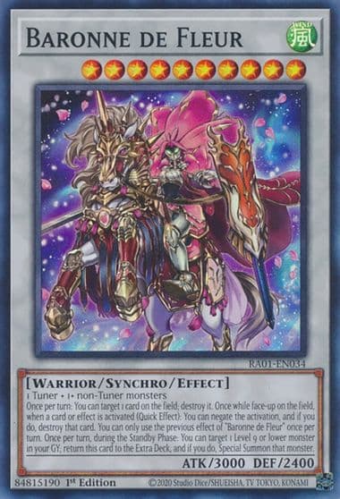 Baronne de Fleur 25th Anniversary Rarity Collection Yu-Gi-Oh! card