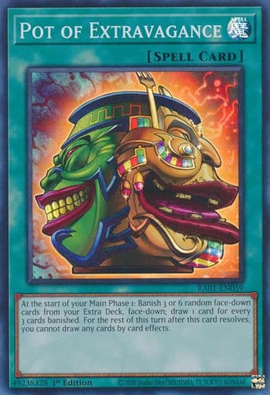 Pot of Extravagance 25th Anniversary Rarity Collection Yu-Gi-Oh! card