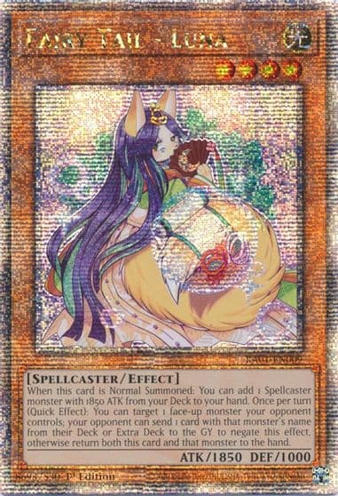 Fairy Tail Luna Quarter Century Secret Rare 25th Anniversary Rarity Collection Yu-Gi-Oh! card