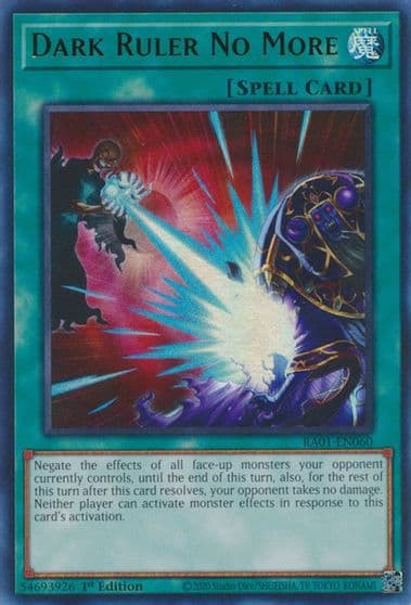 Dark Ruler No More UR 25th Anniversary Rarity Collection Yu-Gi-Oh! card