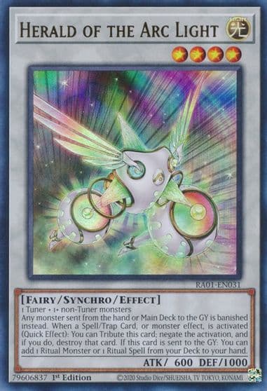 Herald of the Arc Light UR 25th Anniversary Rarity Collection Yu-Gi-Oh! card