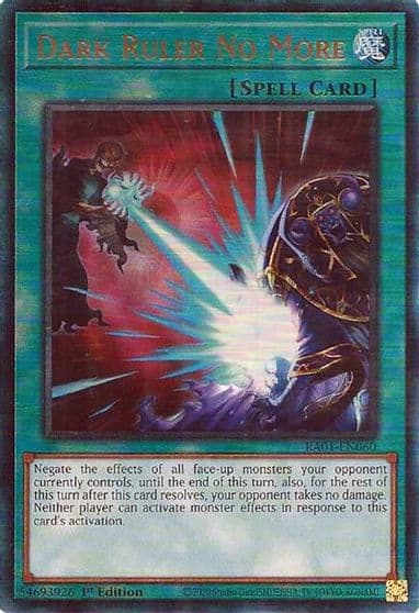 Dark Ruler No More PUR 25th Anniversary Rarity Collection Yu-Gi-Oh! card