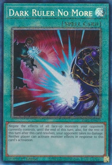 Dark Ruler No More PCR 25th Anniversary Rarity Collection Yu-Gi-Oh! card
