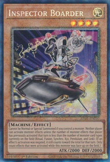 Inspector Boarder PCR 25th Anniversary Rarity Collection Yu-Gi-Oh! card