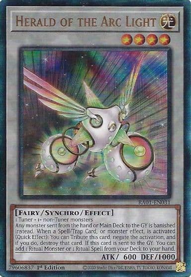 Herald of the Arc Light PUR 25th Anniversary Rarity Collection Yu-Gi-Oh! card