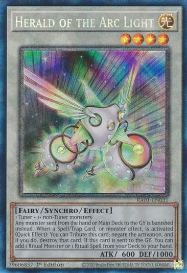 Herald of the Arc Light PCR 25th Anniversary Rarity Collection Yu-Gi-Oh! card