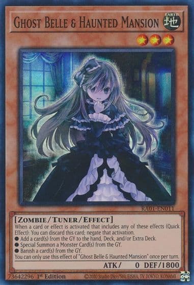 Ghost Belle and Haunted Mansion 25th Anniversary Rarity Collection Yu-Gi-Oh! card