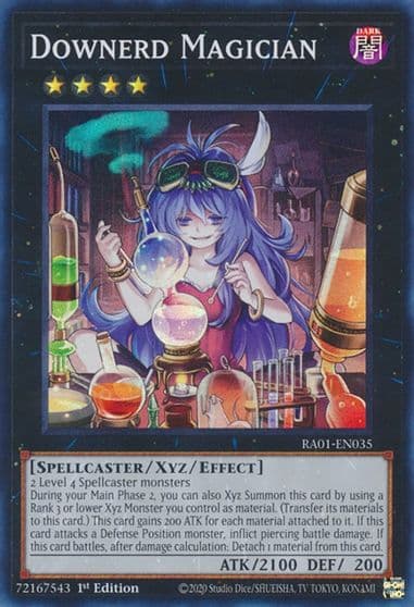 Downerd Magician 25th Anniversary Rarity Collection Yu-Gi-Oh! card
