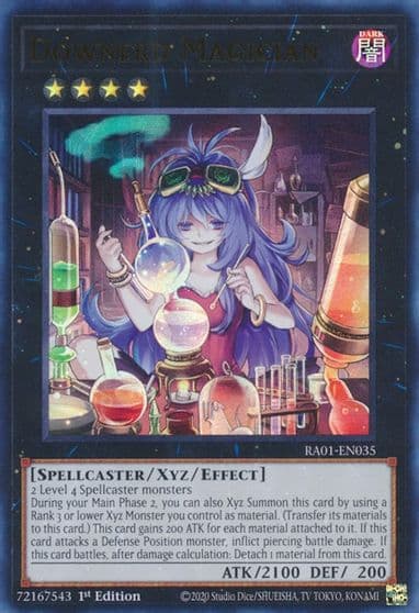 Downerd Magician UR 25th Anniversary Rarity Collection Yu-Gi-Oh! card