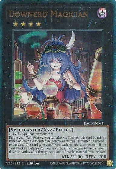 Downerd Magician PUR 25th Anniversary Rarity Collection Yu-Gi-Oh! card