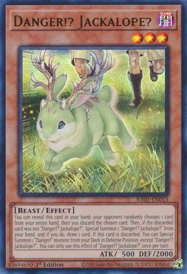 Danger Jackalope UR 25th Anniversary Rarity Collection Yu-Gi-Oh! card