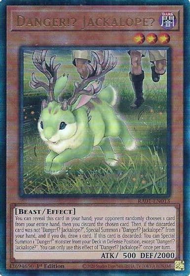 Danger Jackalope PUR 25th Anniversary Rarity Collection Yu-Gi-Oh! card