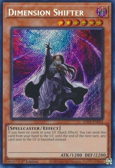 Dimension Shifter Secret Rare 25th Anniversary Rarity Collection Yu-Gi-Oh! card