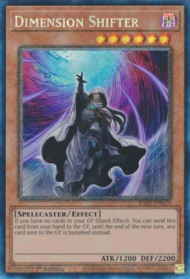 Dimension Shifter PCR 25th Anniversary Rarity Collection Yu-Gi-Oh! card