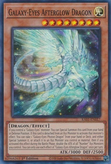 Galaxy Eyes Afterglow Dragon 25th Anniversary Rarity Collection Yu-Gi-Oh! card