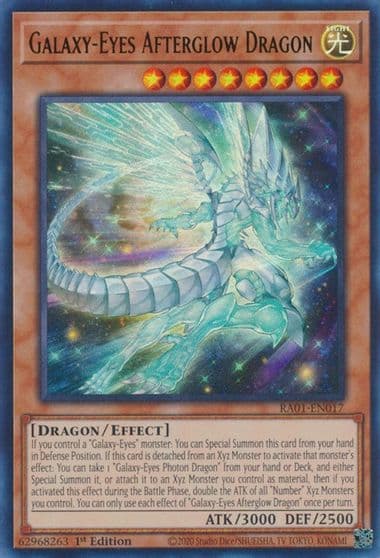 Galaxy Eyes Afterglow Dragon UR 25th Anniversary Rarity Collection Yu-Gi-Oh! card