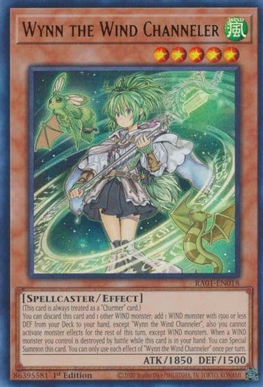 Wynn the Wind Channeler UR 25th Anniversary Rarity Collection Yu-Gi-Oh! card