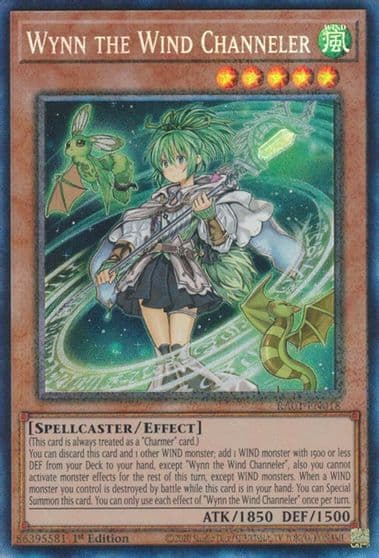 Wynn the Wind Channeler PCR 25th Anniversary Rarity Collection Yu-Gi-Oh! card