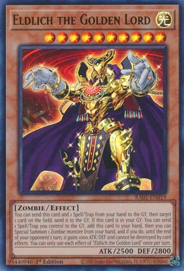 Eldlich the Golden Lord UR 25th Anniversary Rarity Collection Yu-Gi-Oh! card