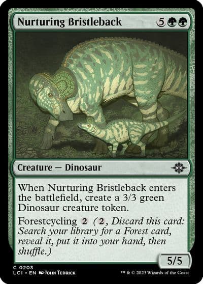 Nurturing Bristleback The Lost Caverns of Ixalan Magic card