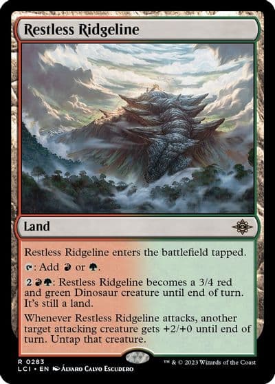 Restless Ridgeline The Lost Caverns of Ixalan Magic card
