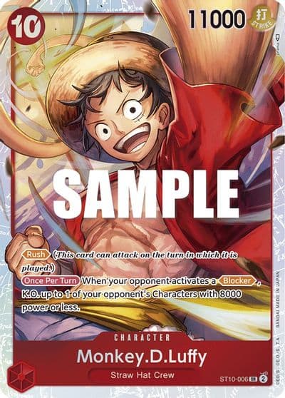 MonkeyDLuffy 006 Ultra Deck: The Three Captains One Piece card