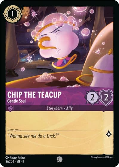 Chip the Teacup Gentle Soul Rise of the Floodborn Lorcana card