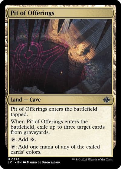 Pit of Offerings The Lost Caverns of Ixalan Magic card