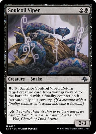 Soulcoil Viper The Lost Caverns of Ixalan Magic card