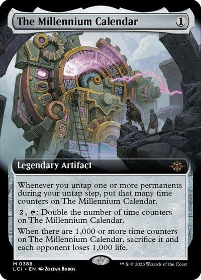 The Millennium Calendar Extended Art The Lost Caverns of Ixalan Magic card